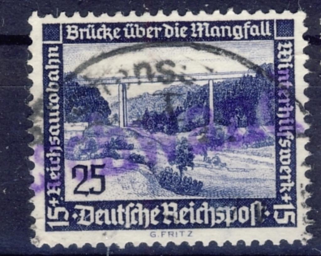 Deutsches Reich 1936 - nr 61, Verzenden, Duitse Keizerrijk, Gestempeld