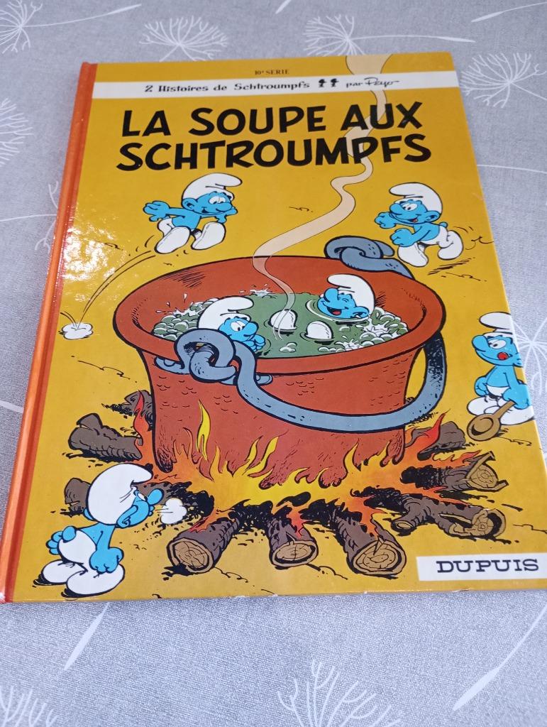 BD La soupe aux Schtroumpfs, Ophalen