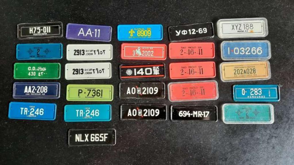 Rombouts nummerplaatjes ea, Verzamelen, Merken en Reclamevoorwerpen, Ophalen of Verzenden, Gebruikt, Overige typen