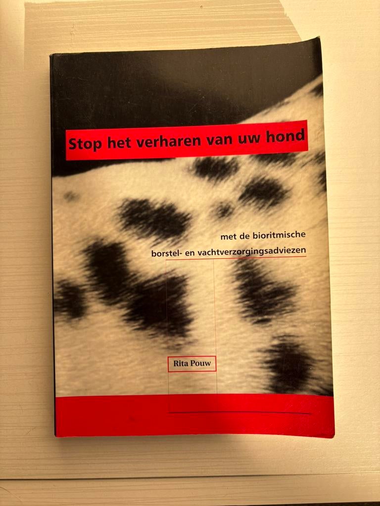 R. Pouw - Stop het verharen van uw hond, Ophalen of Verzenden, R. Pouw