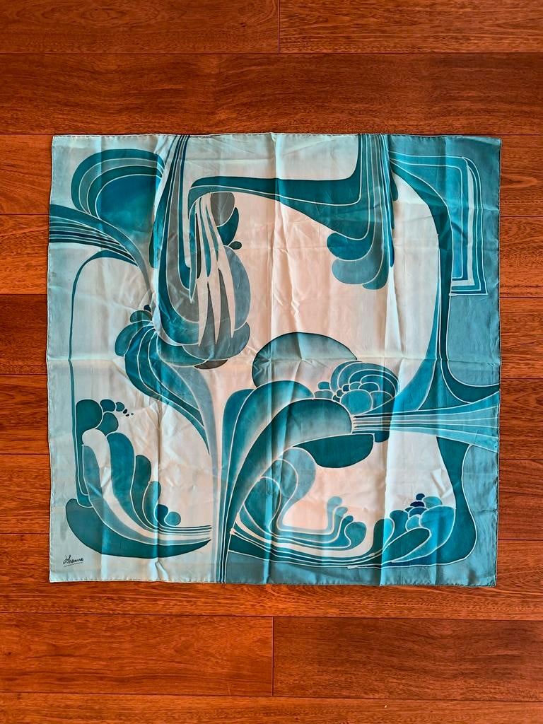 SHANNA Vintage vierkante zijden sjaal, Kleding | Dames, Ophalen of Verzenden