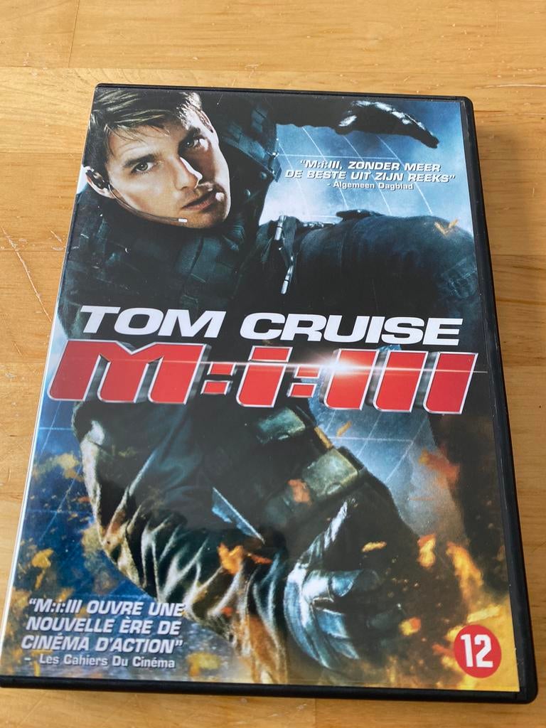 Dvd  :  Mission Impossible  3  met Tom Cruise., À partir de 12 ans, Enlèvement ou Envoi, Comme neuf, Action