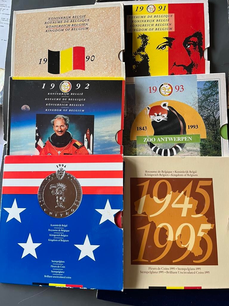15 x Munt sets, Postzegels en Munten, Munten | Europa | Euromunten, Setje, België, Geboorte of Huwelijk, Overige waardes