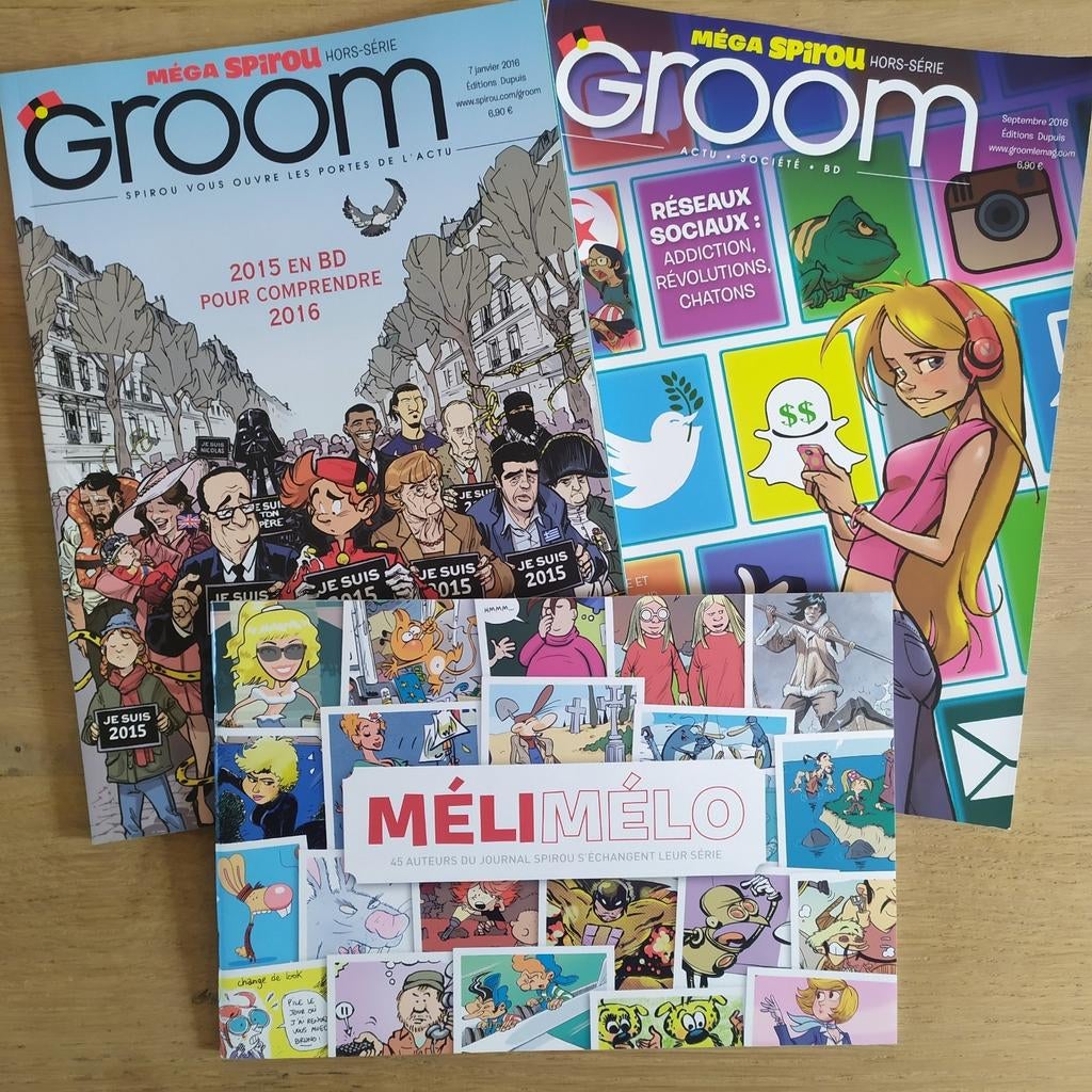 Lot Groom 1 & 2 + Méli-mélo TBE, Livres, Plusieurs BD, Enlèvement ou Envoi, Comme neuf, Collectif