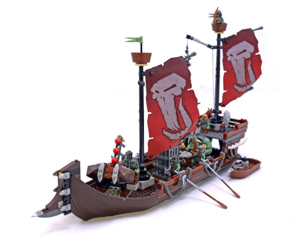 LEGO Castle Fantasy Era 7048 Troll Warship, Ophalen of Verzenden, Zo goed als nieuw, Complete set, Lego