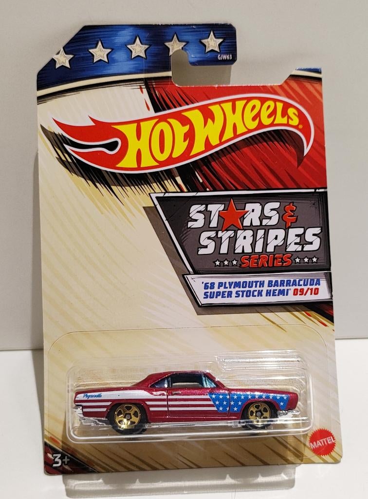 Hot Wheels '68 Plymouth Barracuda Stars & Stripes (2019), Ophalen of Verzenden