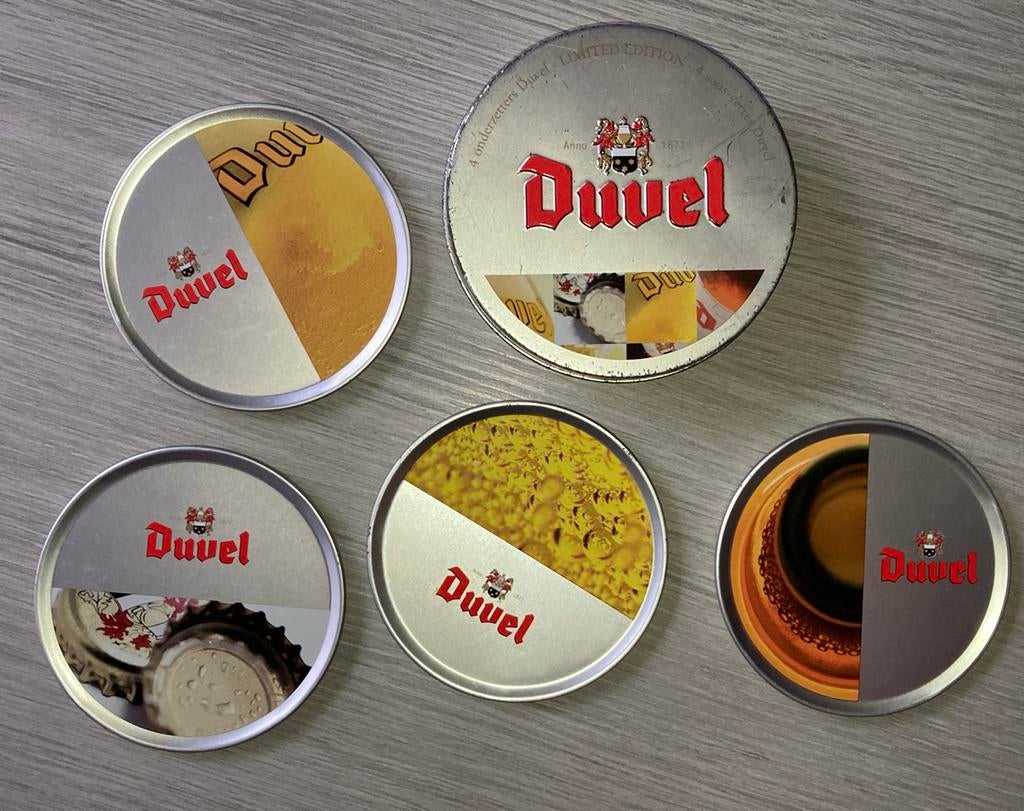 Duvel set onderzetters, Verzamelen, Ophalen of Verzenden, Duvel