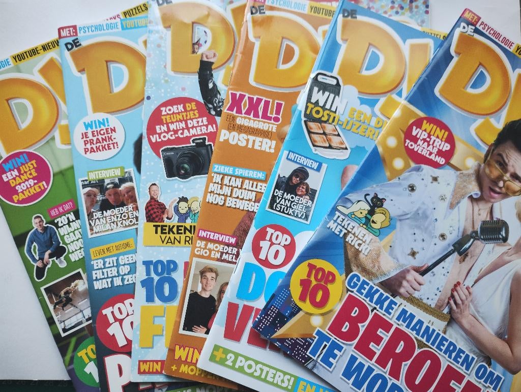 6 tijdschriften De Dylan - Dylan Haegens, Ophalen of Verzenden, Zo goed als nieuw