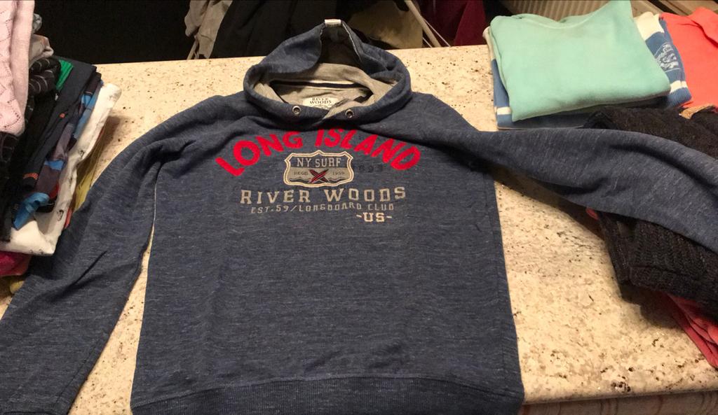 Pull à capuche River Woods (16 ans), Enlèvement ou Envoi, Comme neuf