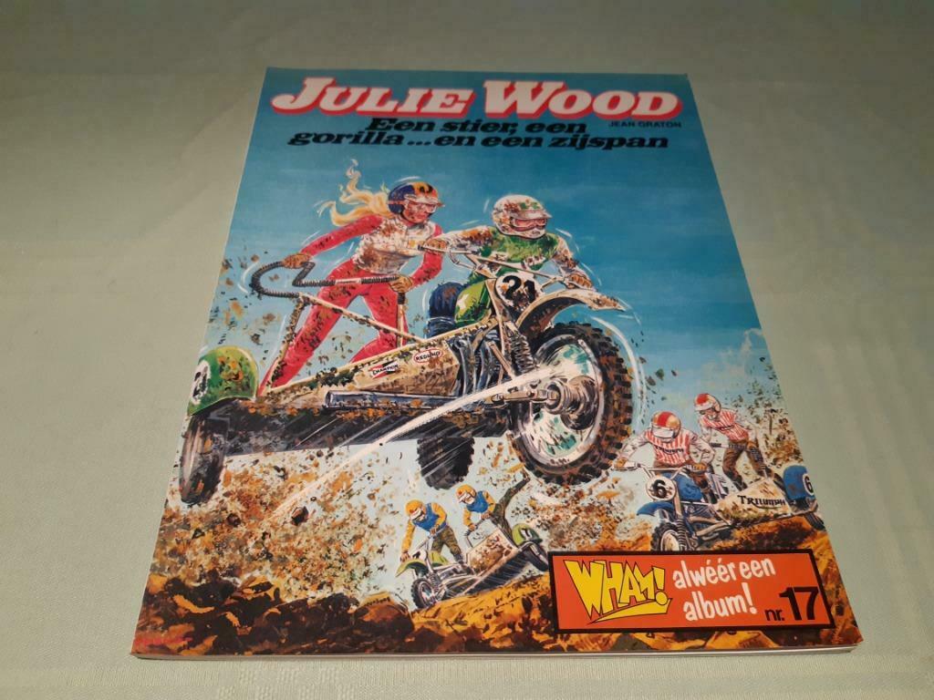 Julie Wood.6.Een stier, een gorilla...en een zijspan., Boeken, Stripverhalen, Eén stripboek, Ophalen of Verzenden, Gelezen