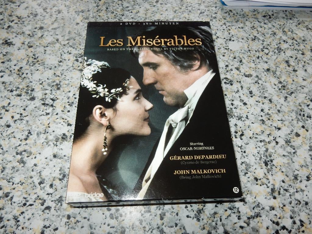 nr.2224- Dvd box: les misérables - drama, Vanaf 12 jaar, Ophalen of Verzenden
