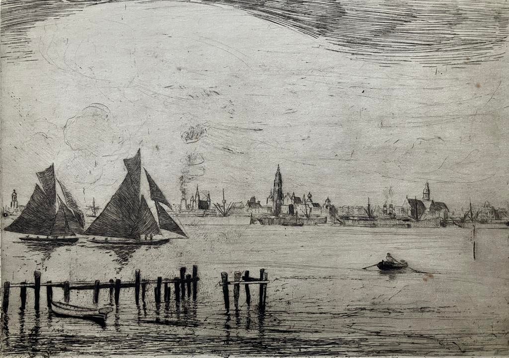 Ets Richard Baseleer (1867-1951), Antiek en Kunst, Ophalen