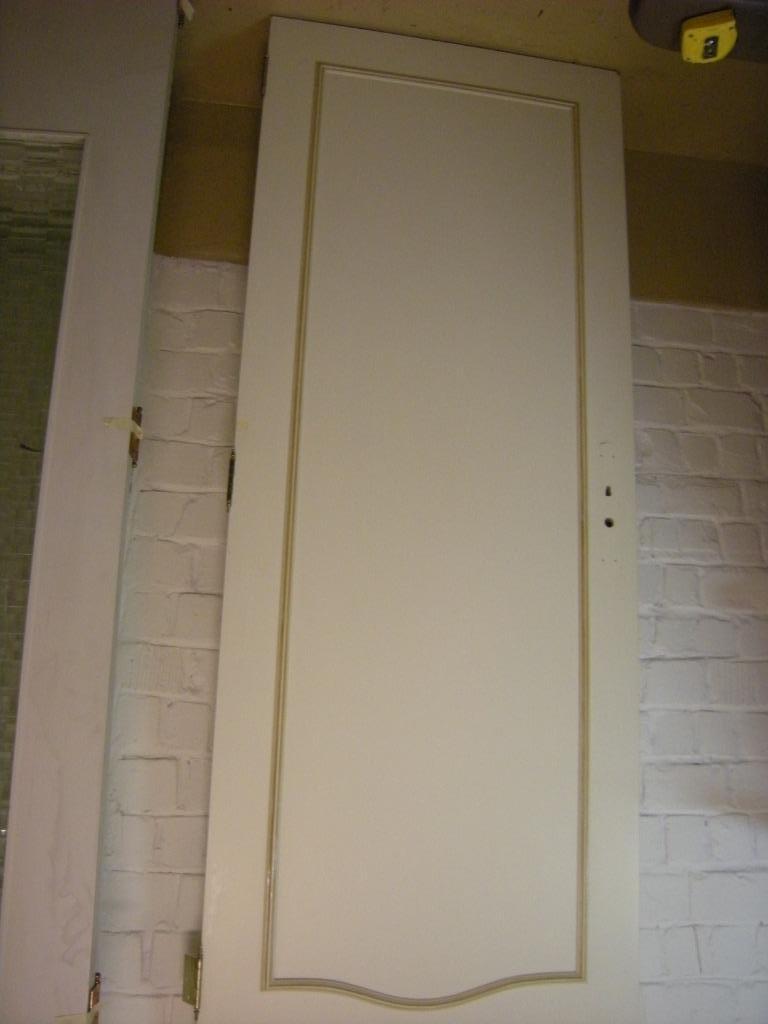 deur    houten binnendeur, Ophalen, Gebruikt, Minder dan 80 cm, Binnendeur