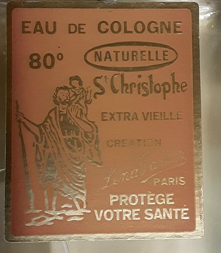 Grote fles Eau de Cologne, Verzamelen, Ophalen of Verzenden, Zo goed als nieuw, Parfumfles, Gevuld
