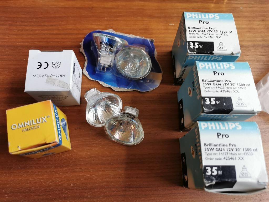Halogeen reflector GU4, 35W 12V. Lavalamp. Prijs/stuk, Huis en Inrichting, 30 tot 60 watt, Halogeen (gloei)lamp, Nieuw, Bipin of Steekvoet