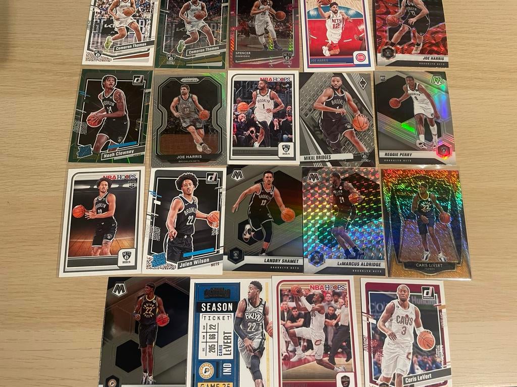 19 Brooklyn Nets kaarten, Ophalen of Verzenden, Nieuw, Meerdere plaatjes
