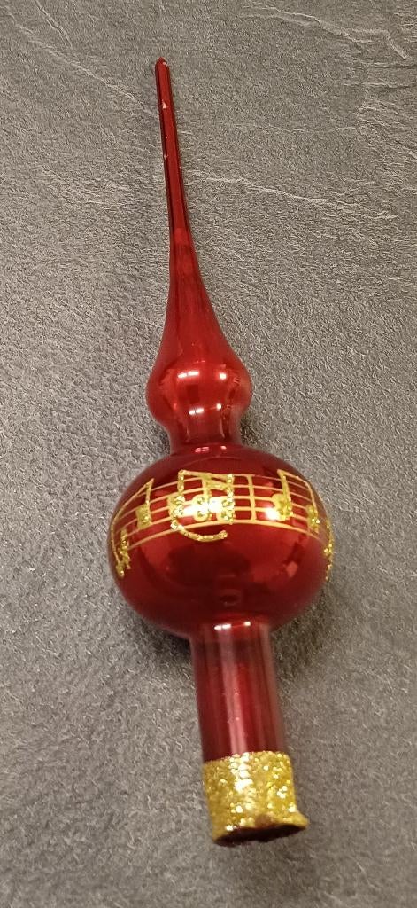 rode kerstboom piek met goud, Enlèvement ou Envoi, Utilisé
