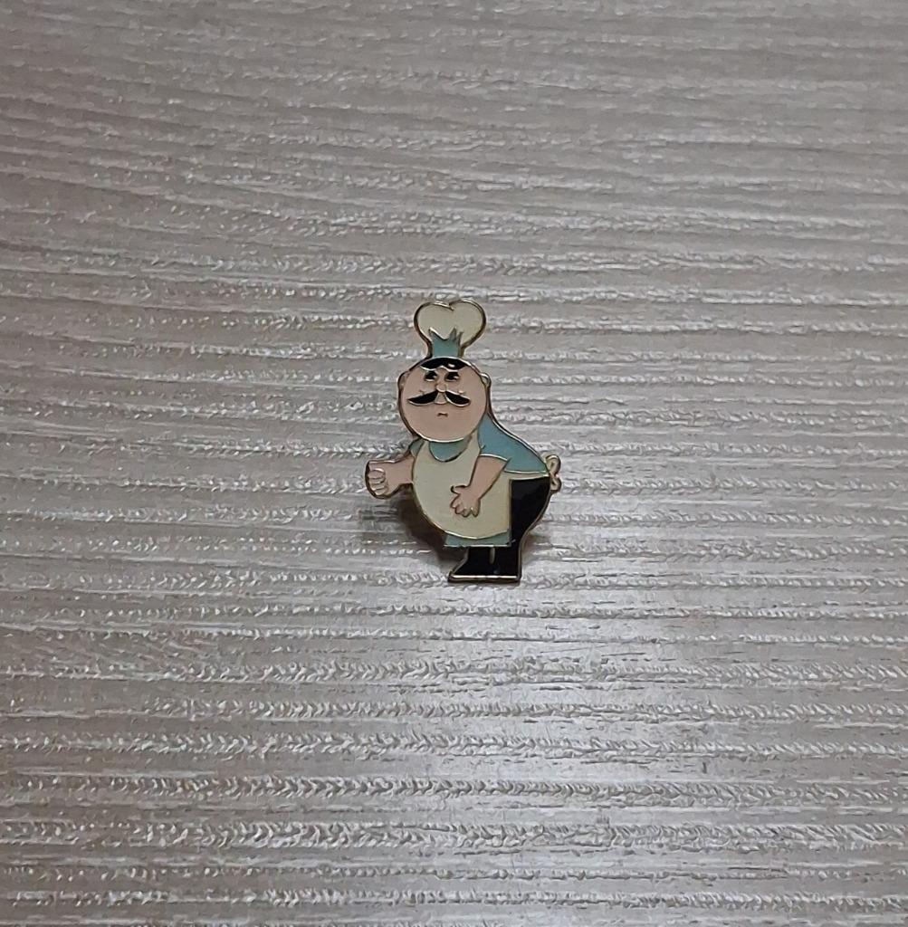 PIN - PERE DODU - CHEF - KOK, Verzenden, Gebruikt, Figuurtje, Speldje of Pin