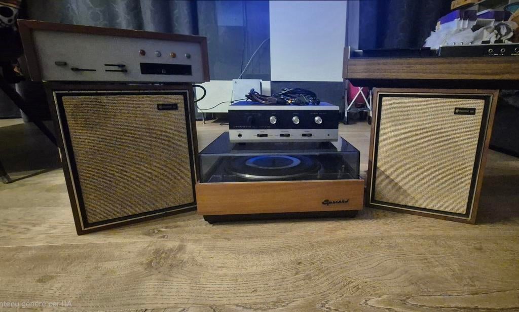 Lot hi-fi vintage platine Garrard AP 75, Audio, Tv en Foto, Gebruikt