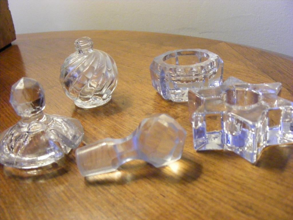 diverse voorwerpjes in glas, Ophalen of Verzenden