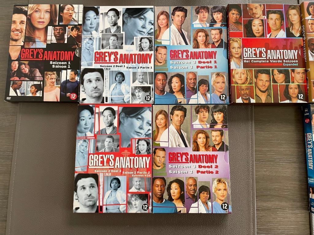 Dvd’s van Grey’s Anatomy seizoen 1-10, Cd's en Dvd's, Dvd's | Tv en Series, Zo goed als nieuw, Drama, Boxset, Vanaf 12 jaar, Ophalen