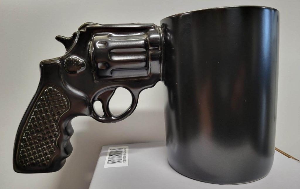 pistool - revolver beker (mug - mok), Ophalen of Verzenden
