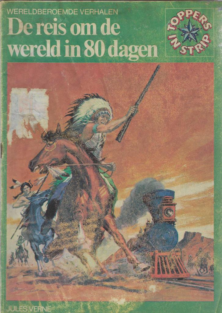 De reis om de wereld in 80 dagen, Boeken, Gelezen, Eén stripboek, Ophalen of Verzenden, Jules Vernes