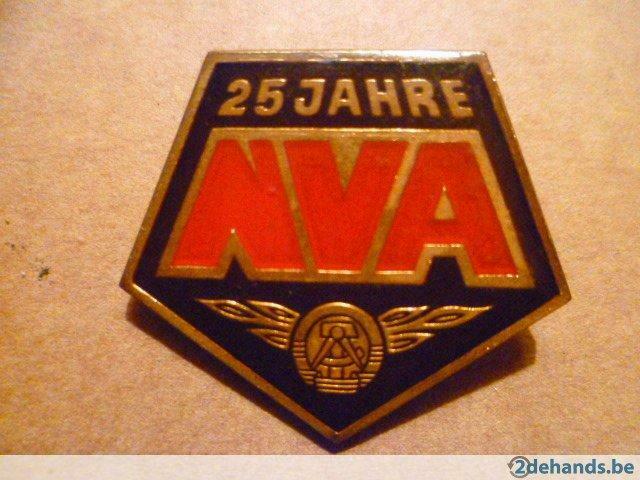 DDR, NVA 25 Jahre, 1956-1981, kenteken officieren, Verzenden