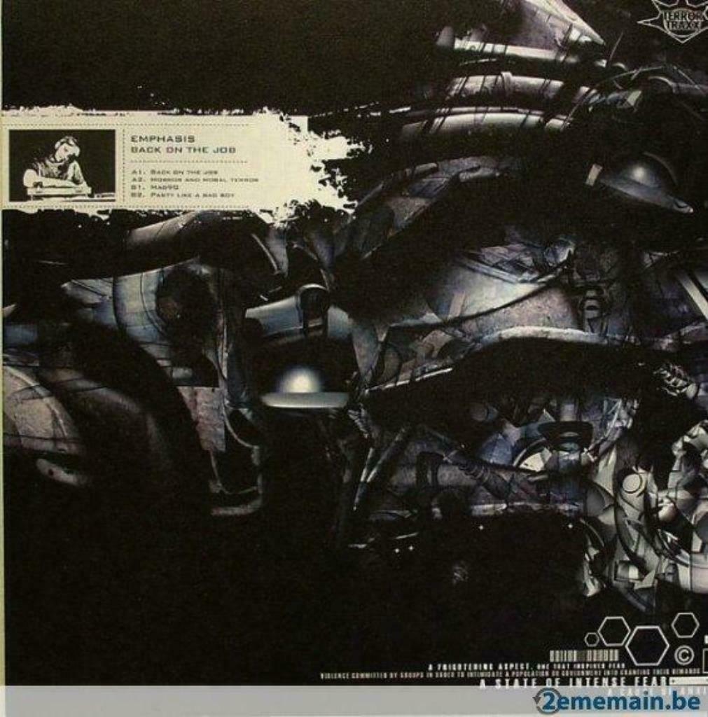 Emphasis ‎– Back On The Job, CD & DVD, Vinyles | Autres Vinyles, 12 pouces, Enlèvement ou Envoi