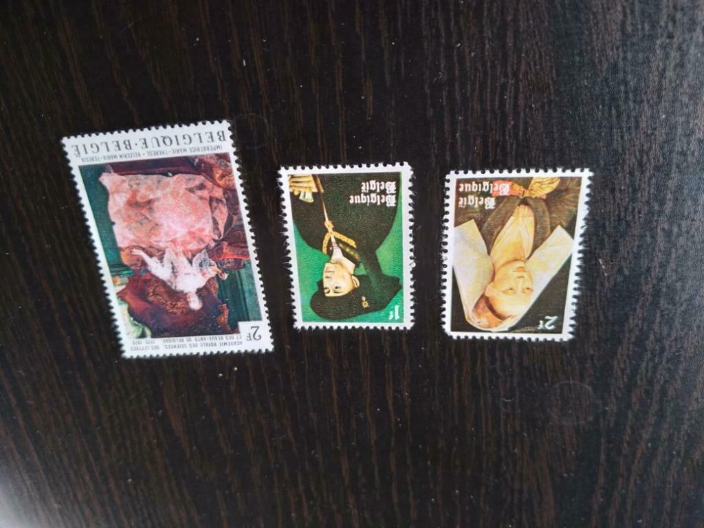 3 postzegels belgie ongestempeld marias, Enlèvement ou Envoi