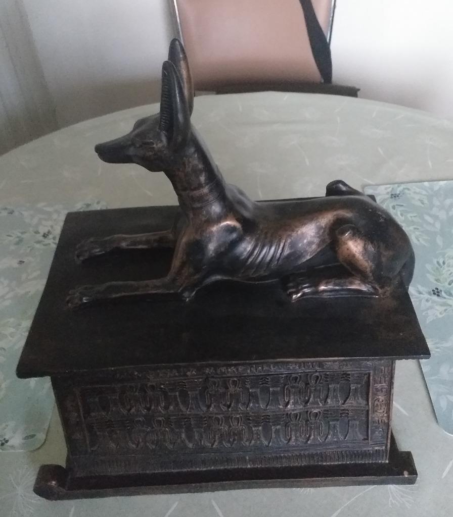 sarcofaag met woestijnvos, Antiek en Kunst, Ophalen