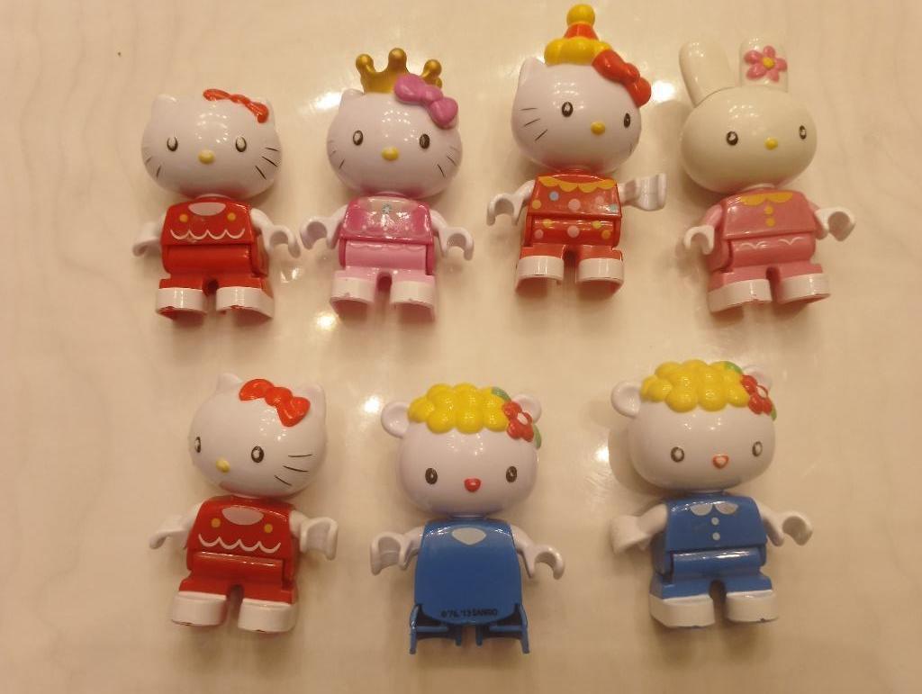 Hello Kitty sanrio '76, 7 pièces, Enlèvement ou Envoi, Comme neuf