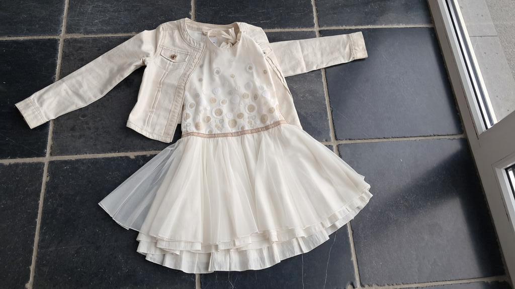 ***nieuwstaat*** Subliem kleedje rtb 134, Kinderen en Baby's, Kinderkleding | Maat 134, Ophalen of Verzenden