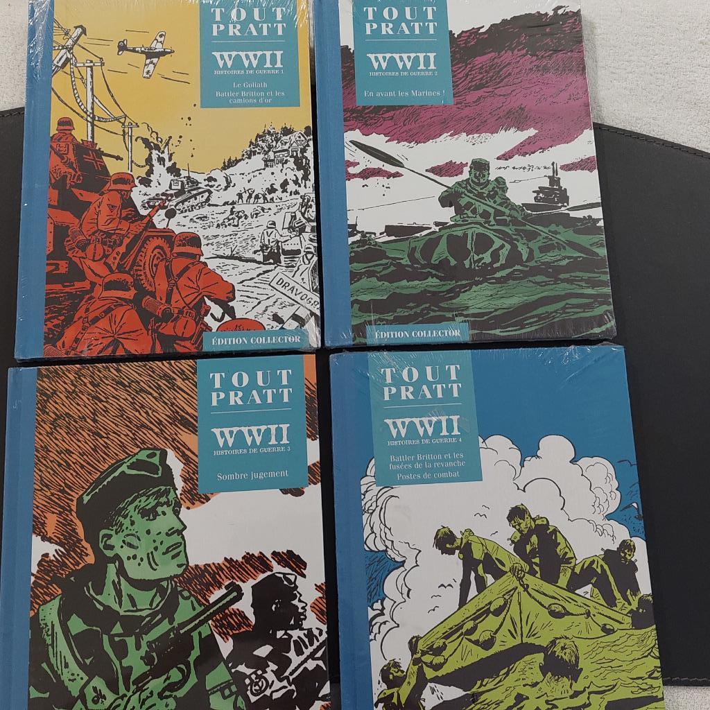 tout Hugo Pratt - WWII 4 delen compleet - nieuw blister, Boeken, Ophalen of Verzenden, Nieuw