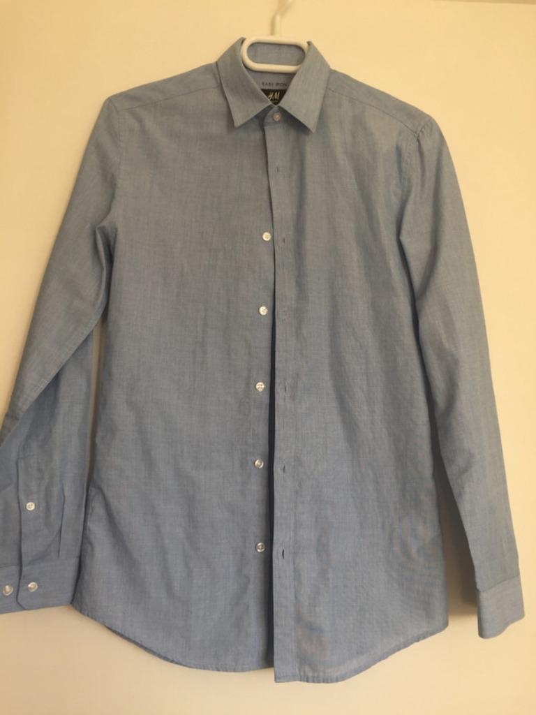 Herenhemd maat XS H&M blauw, Kleding | Heren, Ophalen of Verzenden, Nieuw, Blauw, H&M