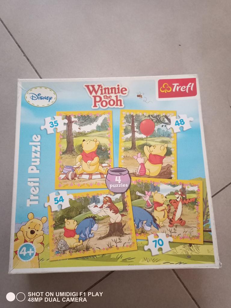 Puzzel Disney Winnie The Pooh, Ophalen of Verzenden, Meer dan 50 stukjes, Gebruikt, 4 tot 6 jaar