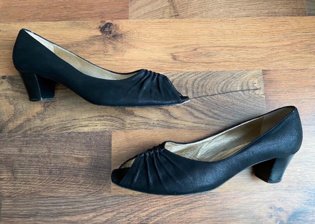 Zwarte lederen pumps Sultana maat 39,5, Vêtements | Femmes, Sultana, Escarpins, Porté, Noir