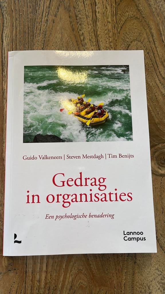 Tim Benijts - Gedrag in organisaties, Ophalen of Verzenden, Tim Benijts; Steven Mestdagh; Guido Valkeneers