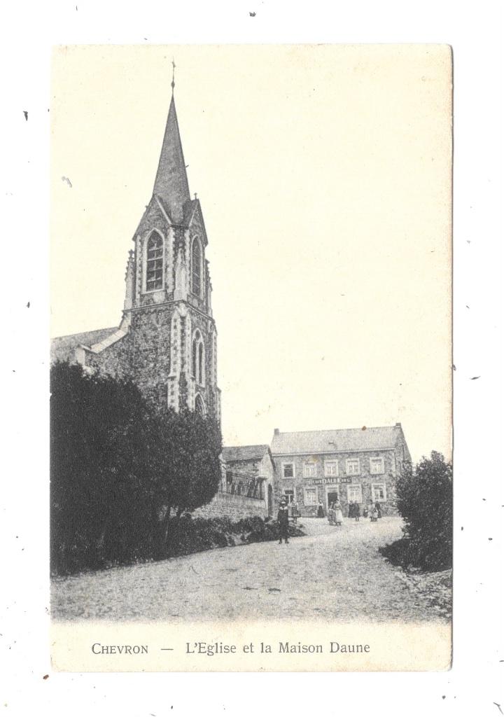 Chevron NA5: L'Eglise et la Maison Daune 1906, Collections, Envoi, Avant 1920, Affranchie, Liège