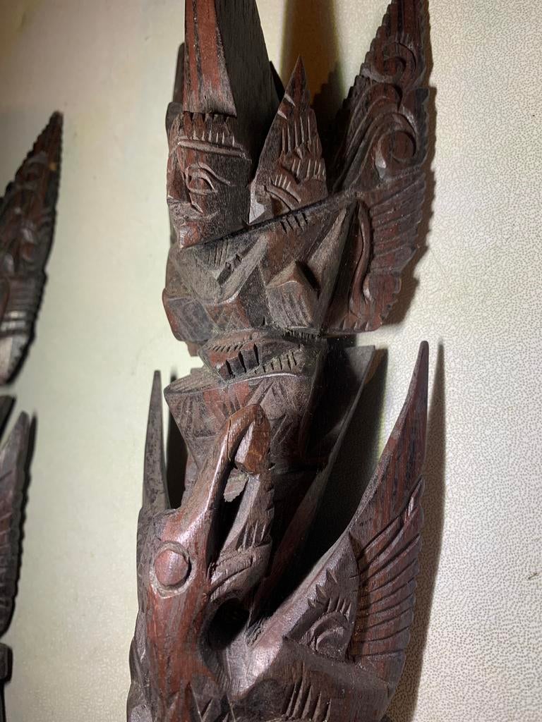 sculpturen in exotisch hout – Indonesisch/Balinees handwerk, Enlèvement