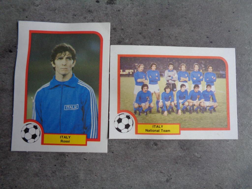 MONTY GUM VOETBAL PLAATJES KAARTEN EURO 80   ANNO 1980   9X , Ophalen of Verzenden