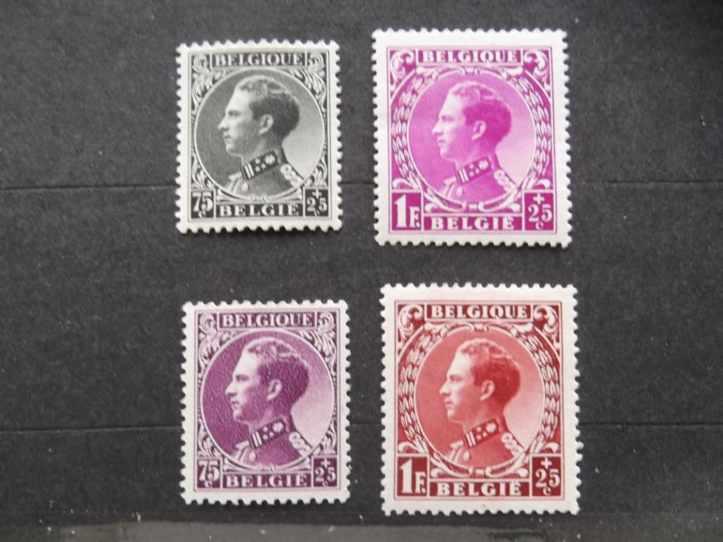 390-393 Leopold III MNH, Enlèvement ou Envoi, Non oblitéré