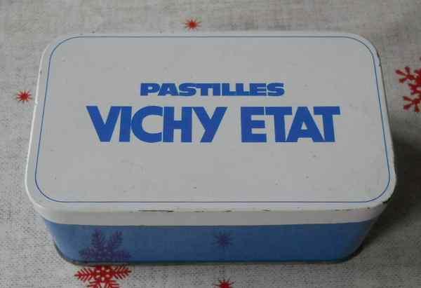 Ancienne boîte de pastilles Vichy vintage, Ophalen, Gebruikt