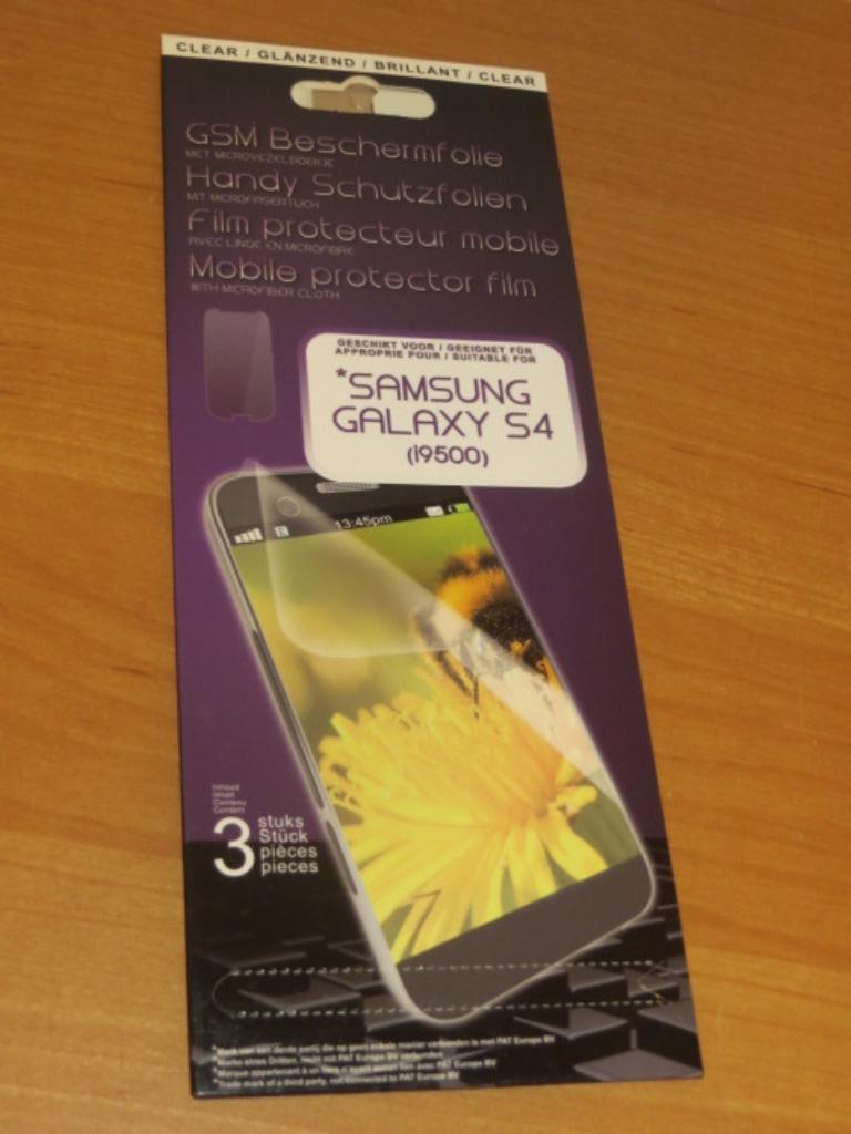 Nieuwe berschermfolie Samsung Galaxy S4, Ophalen of Verzenden, Nieuw, Galaxy S4, Frontje of Cover