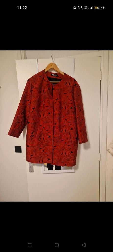 Gerry Weber, mooie lange jas 46, Ophalen of Verzenden