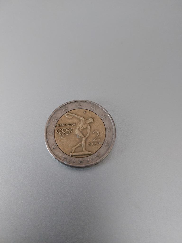 2 euro herdenkingsmunt Athene 2004, Ophalen of Verzenden, Griekenland, 2 euro, Losse munt