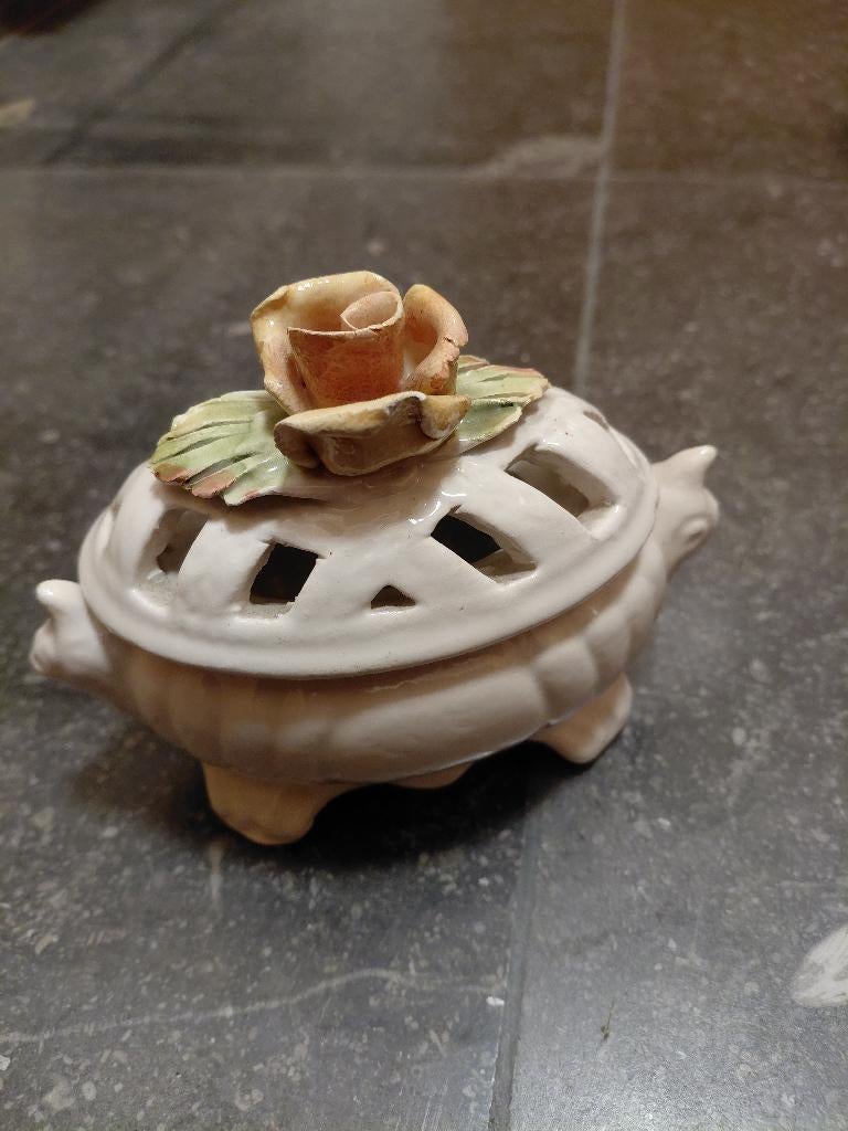 Vintage keramiek potje met deksel Ceramiche Sica Italy, Enlèvement ou Envoi