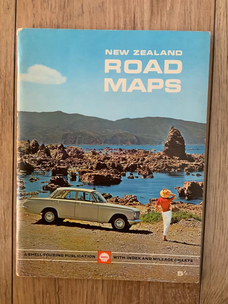 CARTES ROUTIÈRES Vintage SHELL Nouvelle-Zélande, Enlèvement ou Envoi, Utilisé