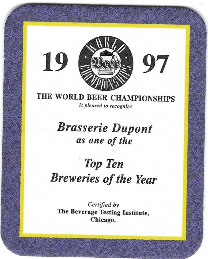 bierviltje 1st Brasserie Dupont, Collections, Marques de bière, Envoi