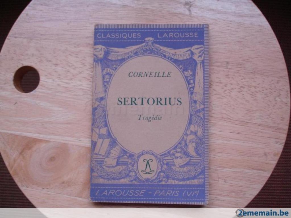 Sertorius, Corneille, Livres, Enlèvement ou Envoi, Utilisé